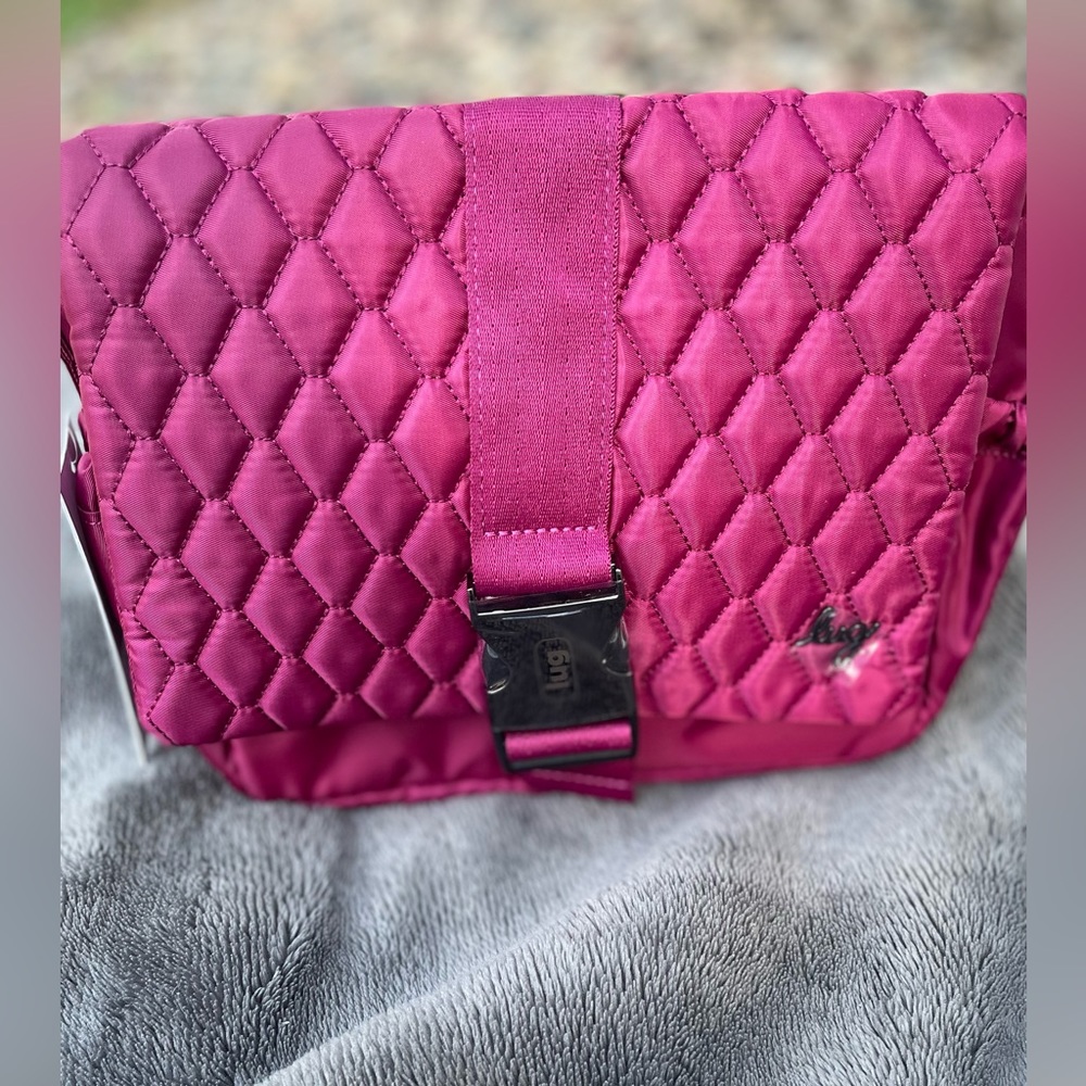 Lug Quilted Flap Crossbody Bag-HARNESS